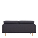 Larvik Fabric 2 Seater Sofa with Oak Legs by Lavishway | Fabric Sofas-40752