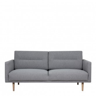 Larvik Fabric 2 Seater Sofa with Oak Legs by Lavishway | Fabric Sofas-40756