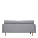 Larvik Fabric 2 Seater Sofa with Oak Legs by Lavishway | Fabric Sofas-40759