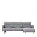 Larvik Right Hand Chaise longue Sofa by Lavishway | Fabric Sofas-40798