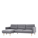 Larvik Left Hand Chaise longue Sofa by Lavishway | Fabric Sofas-40806