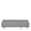 Larvik Left Hand Chaise longue Sofa by Lavishway | Fabric Sofas-40808