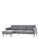 Larvik Left Hand Chaise longue Sofa by Lavishway | Fabric Sofas-40671