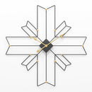 Europe Cross Shaped Metal Wall Clock by Lavishway | Wall Clocks-50645