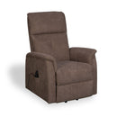Yorke Carob Fleck Fabric Recliner Chair by Lavishway | Recliner Armchairs-37570