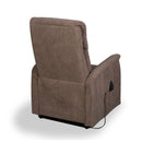 Yorke Carob Fleck Fabric Recliner Chair by Lavishway | Recliner Armchairs-37569