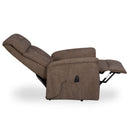 Yorke Carob Fleck Fabric Recliner Chair by Lavishway | Recliner Armchairs-37567