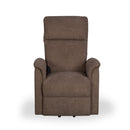 Yorke Carob Fleck Fabric Recliner Chair by Lavishway | Recliner Armchairs-37566