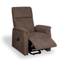 Yorke Carob Fleck Fabric Recliner Chair by Lavishway | Recliner Armchairs-37565