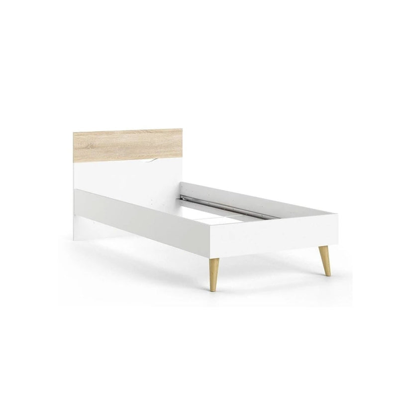 Oslo Euro Laminated Board Single Bed by Lavishway | Wooden Beds-41782