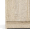 Naia Oak Finish Wooden 1 Drawer Sideboard by Lavishway | Sideboards-29412