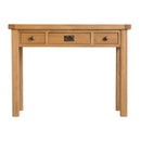 Chunky Oak 3 Drawers Dressing Table by Lavishway | Dressing Tables-32460