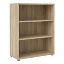 Prima Oak Finish 2 Shelves Bookcase by Lavishway | Book Shelves and Cabinets-29289