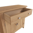 Guildford Solid Oak 2 Doors Small Sideboard by Lavishway | Sideboards-36714