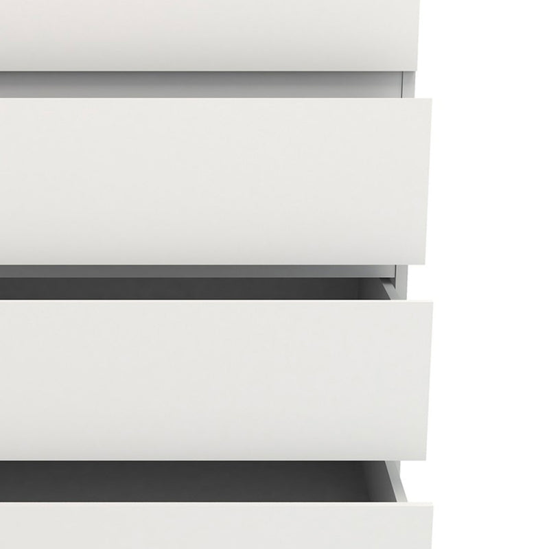 Nova White Finish 5 Chest Of Drawers by Lavishway | Chest Of Drawers-30113