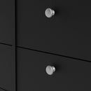 Madrid Black Wooden 8 Drawers Double Dresser by Lavishway | Sideboards-29957