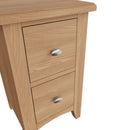 Guildford Solid Oak 2 Drawer Bedside Cabinet by Lavishway | Bedside Tables-36816
