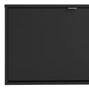 Shoes Black 1 Tilting Door Shoe Cupboard by Lavishway | Shoe Cabinets-29090