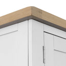 Tattershall Oak Top Full Hanging Wardrobe by Lavishway | Wardrobe-32943