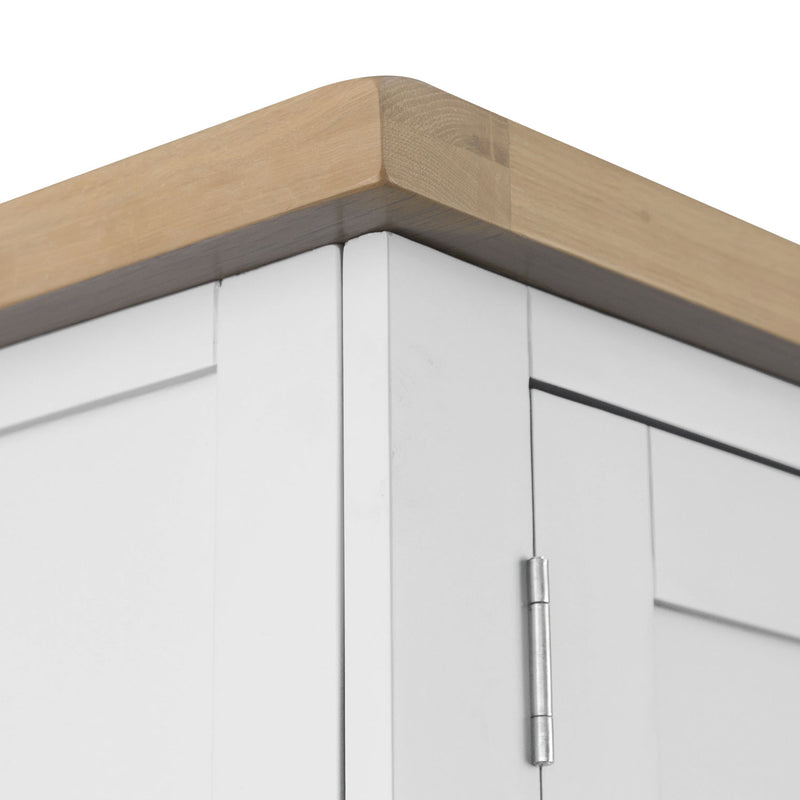 Tattershall Oak Top Full Hanging Wardrobe by Lavishway | Wardrobe-32943