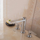 Chrome Plated Dual Handles Bathroom Tap by Lavishway | Bathroom Faucet-48841