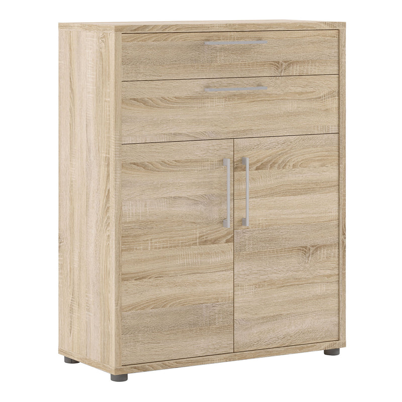 Prima Oak 2 Doors 2 Drawers Filing Cabinet by Lavishway | Filing Cabinets-29251