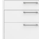 Prima White 4 Drawers Bookcase With 3 Shelves by Lavishway | Book Shelves and Cabinets-29098