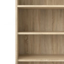 Prima Oak 2 Doors Bookcase With 5 Shelves by Lavishway | Book Shelves and Cabinets-29181
