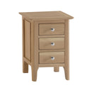 Nordic Oak 3 Drawers Bedside Cabinet by Lavishway | Bedside Tables-32226
