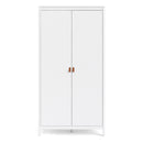 Barcelona White 2 Doors Wardrobe by Lavishway | Wardrobe-29797