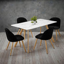 Venice Marble Effect White Dining Table by Lavishway | Dining Tables-35363