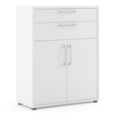 Prima White 2 Doors 2 Drawers Filing Cabinet by Lavishway | Filing Cabinets-29263