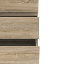 Nova Oak Finish Wide 6 Drawers Chest by Lavishway | Chest Of Drawers-30093