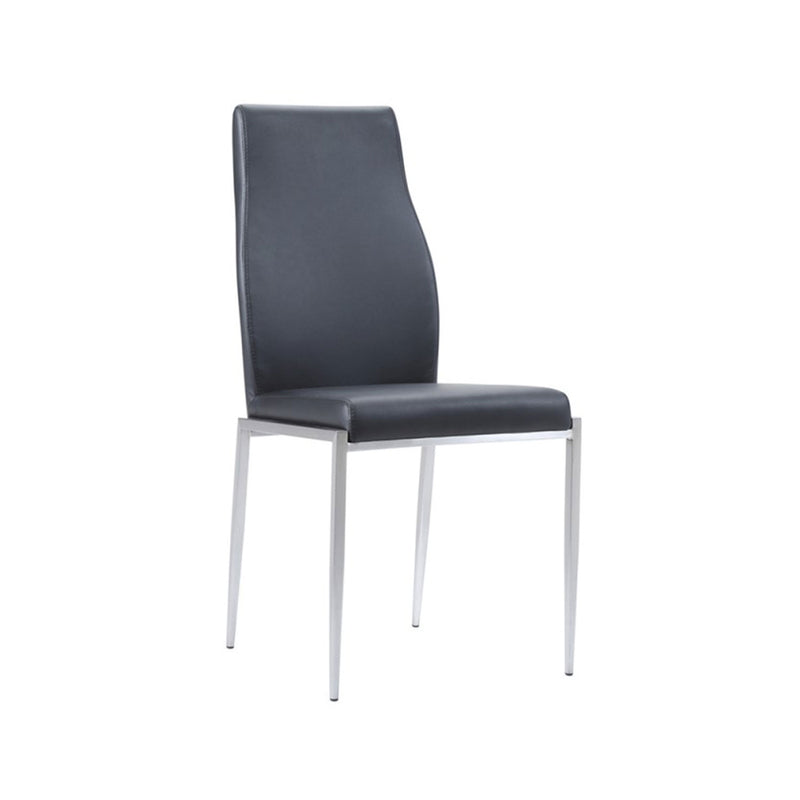 Lyon Extendable 4 Black Chairs Dining Table by Lavishway | Dining Table Set-30545