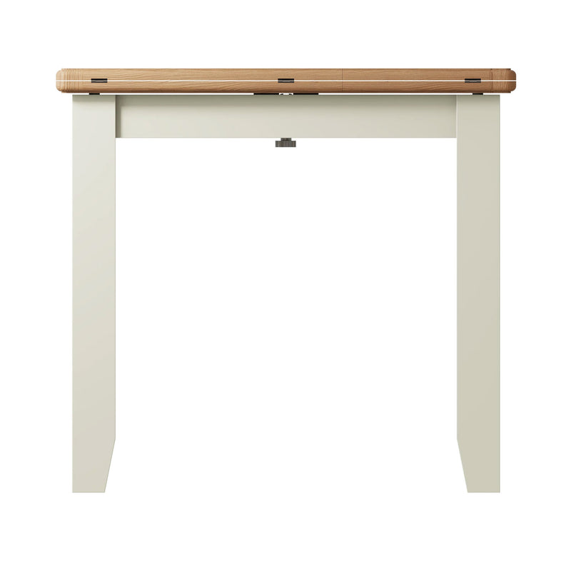 Grantham Flip Oak Top White Dining Table by Lavishway | Dining Tables-37091
