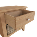 Guildford Solid Oak 1 Drawer Unit Cabinet by Lavishway | Side Tables-36670