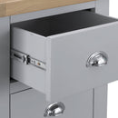 Tattershall Oak Top Narrow 4 Drawer Chest by Lavishway | Chest Of Drawers-33038