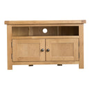 Chunky Solid Oak Corner TV Unit by Lavishway | TV Units Cabinets-37208