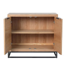 Swellegant Industrial Oak 2 Doors Sideboard by Lavishway | Sideboards-36639