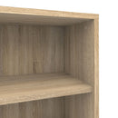 Prima Oak 2 Doors Bookcase With 4 Shelves by Lavishway | Book Shelves and Cabinets-29219