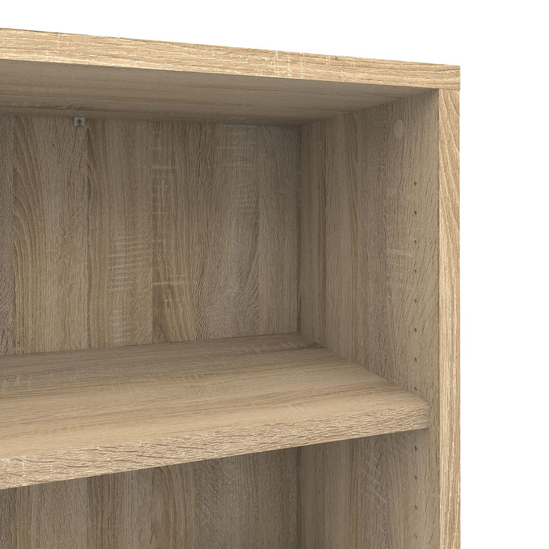Prima Oak 2 Doors Bookcase With 4 Shelves by Lavishway | Book Shelves and Cabinets-29219