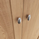 Guildford Solid Oak 2 Doors Hanging Wardrobe by Lavishway | Wardrobe-36806