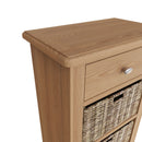 Guildford Solid Oak 1 Drawer Unit Cabinet by Lavishway | Hallway Cabinets-36650