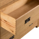 Chunky Solid Oak 2 Over 3 Chest of Drawers by Lavishway | Chest Of Drawers-32813