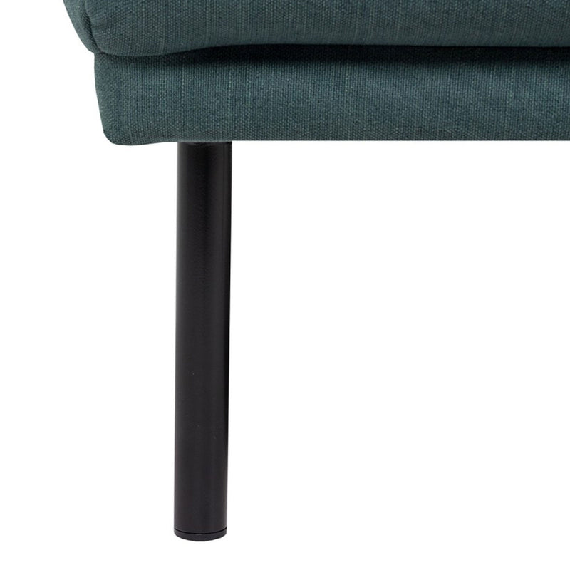 Larvik Fabric Armchair with Black Legs by Lavishway | Fabric Sofas-30338