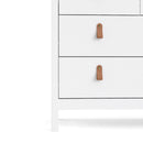 Barcelona White 8 Drawers Double Dresser by Lavishway | Sideboards-29817