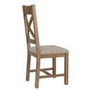 Heirloom Smoked Oak Dining Chair Set of 2 by Lavishway | Dining Chairs-35924