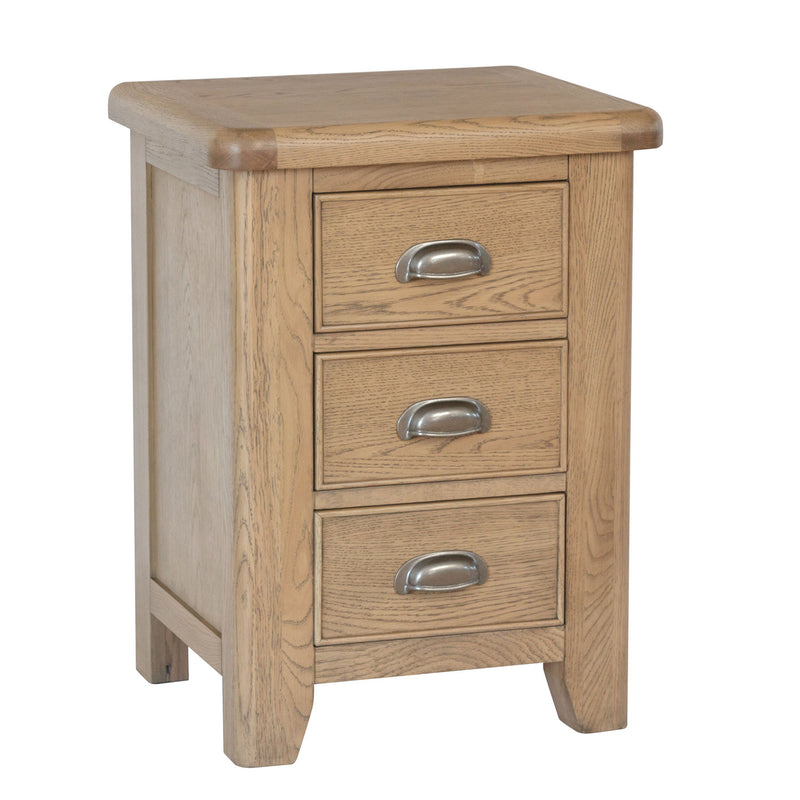 Heirloom Oak Finish Bedside Cabinet by Lavishway | Bedside Tables-31202