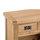 Chunky Oak Small 2 Drawers Wine Rack by Lavishway | Wine Racks-32577