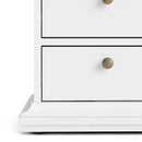 Paris White Wooden 4 Chest Of Drawers by Lavishway | Chest Of Drawers-29353